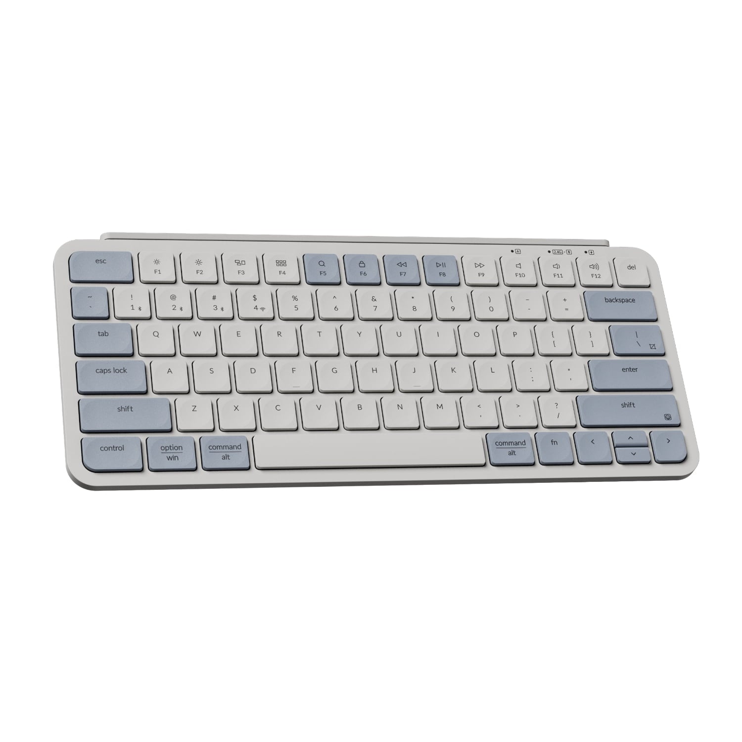 GUNMANSA Keychron B11 Pro Ultra-Slim 75% Wireless Keyboard - Retro blue