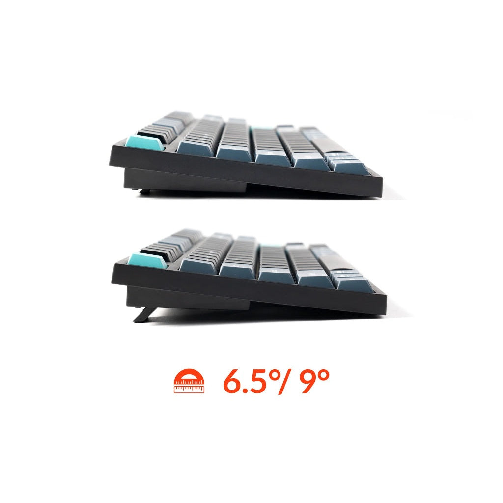 GUNMANSA Keychron B33 80% TKL Wireless Keyboard and Mouse Combo – Black/Green