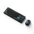 GUNMANSA Keychron B33 80% TKL Wireless Keyboard and Mouse Combo – Black/Green