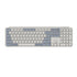 GUNMANSA Keychron B6 Pro Ultra-Slim 100% Wireless Keyboard - Retro Blue