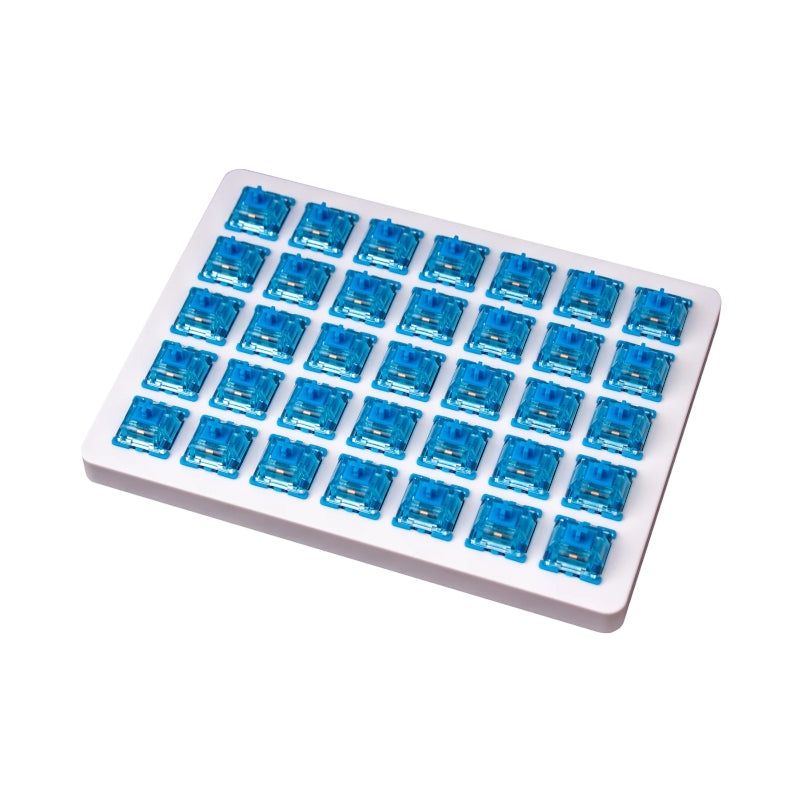 GUNMANSA Keychron Blue Gateron Phantom Switches 110 pcs