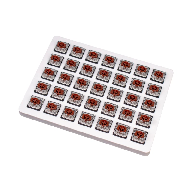 GUNMANSA Keychron Brown Gateron Low Profile Switches 110 pcs