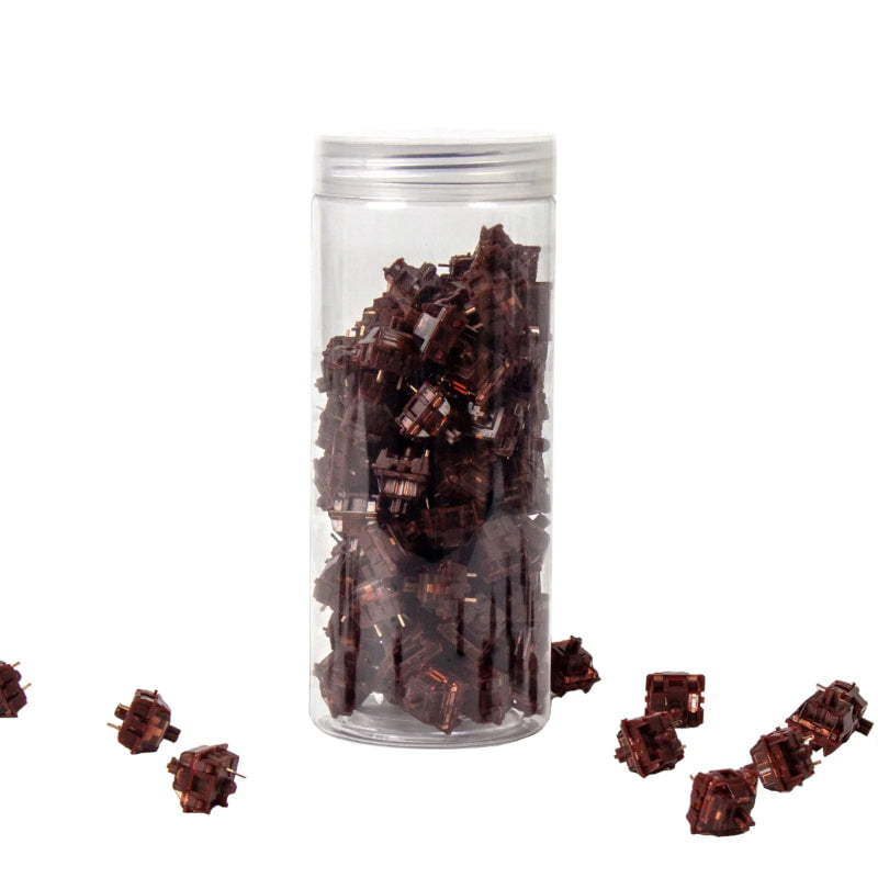 GUNMANSA Keychron Brown Gateron Phantom Switches 110 pcs