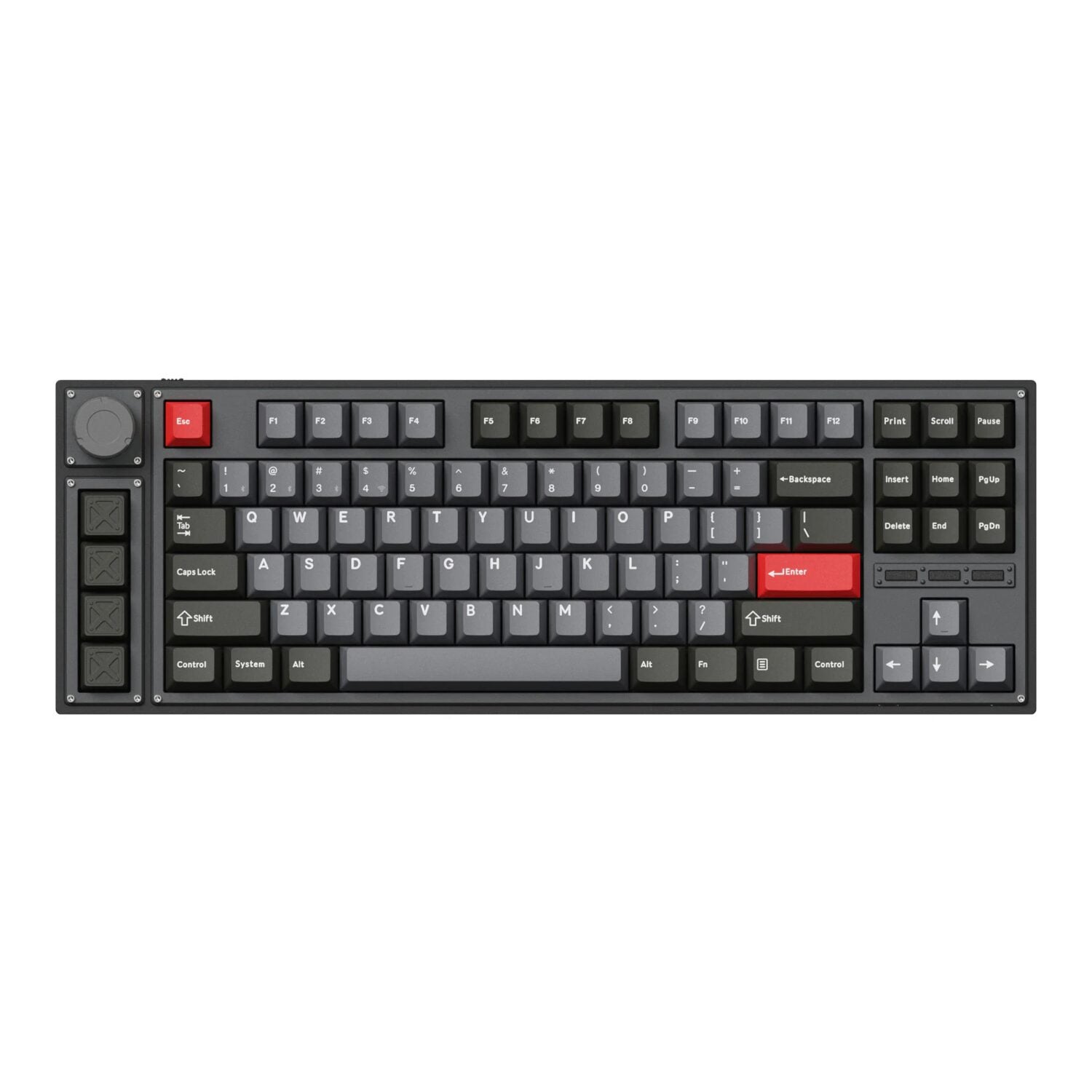 GUNMANSA Keychron Cherry Profile Dolch Red PBT Full Keycap Set