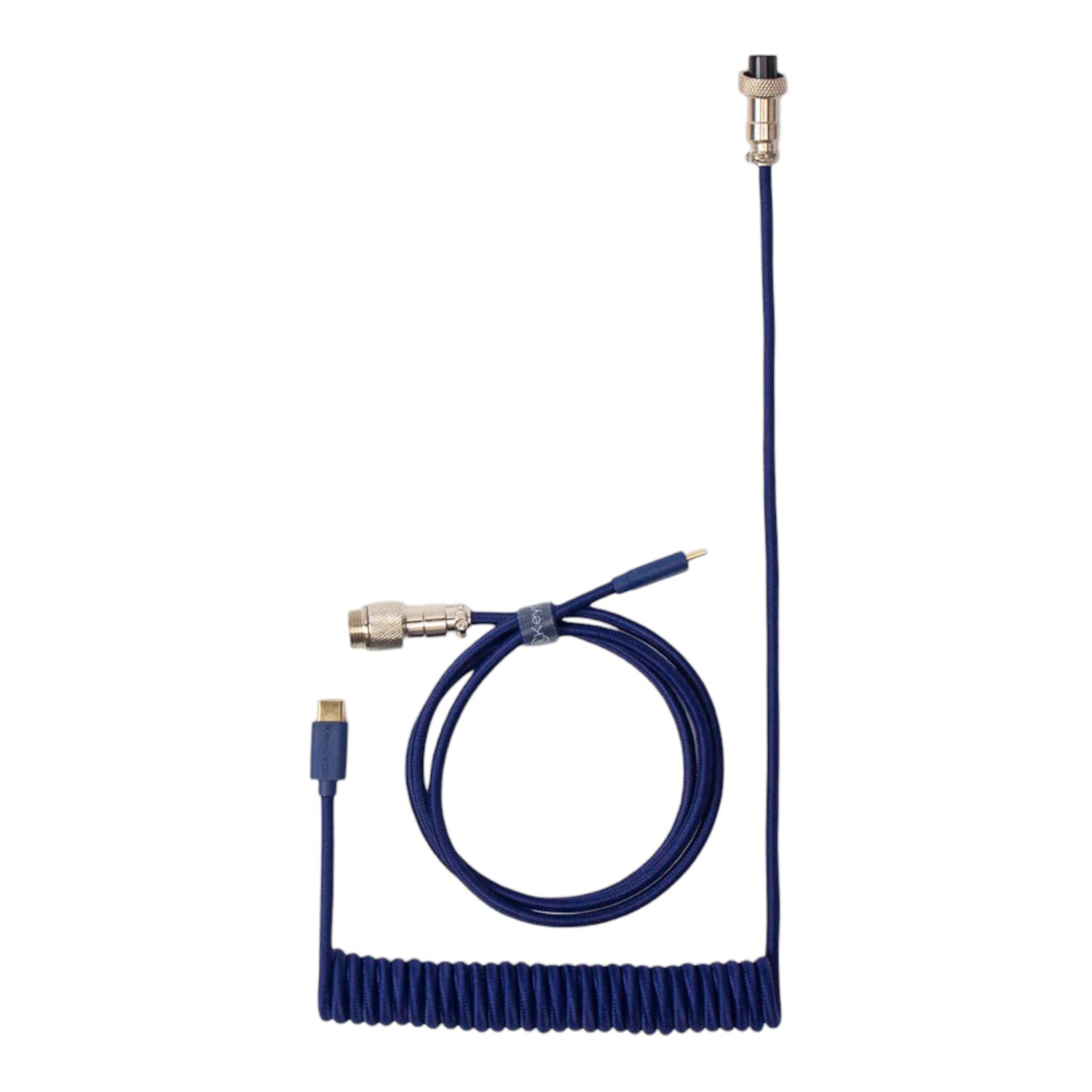 GUNMANSA Keychron Coiled Aviator Blue Cable