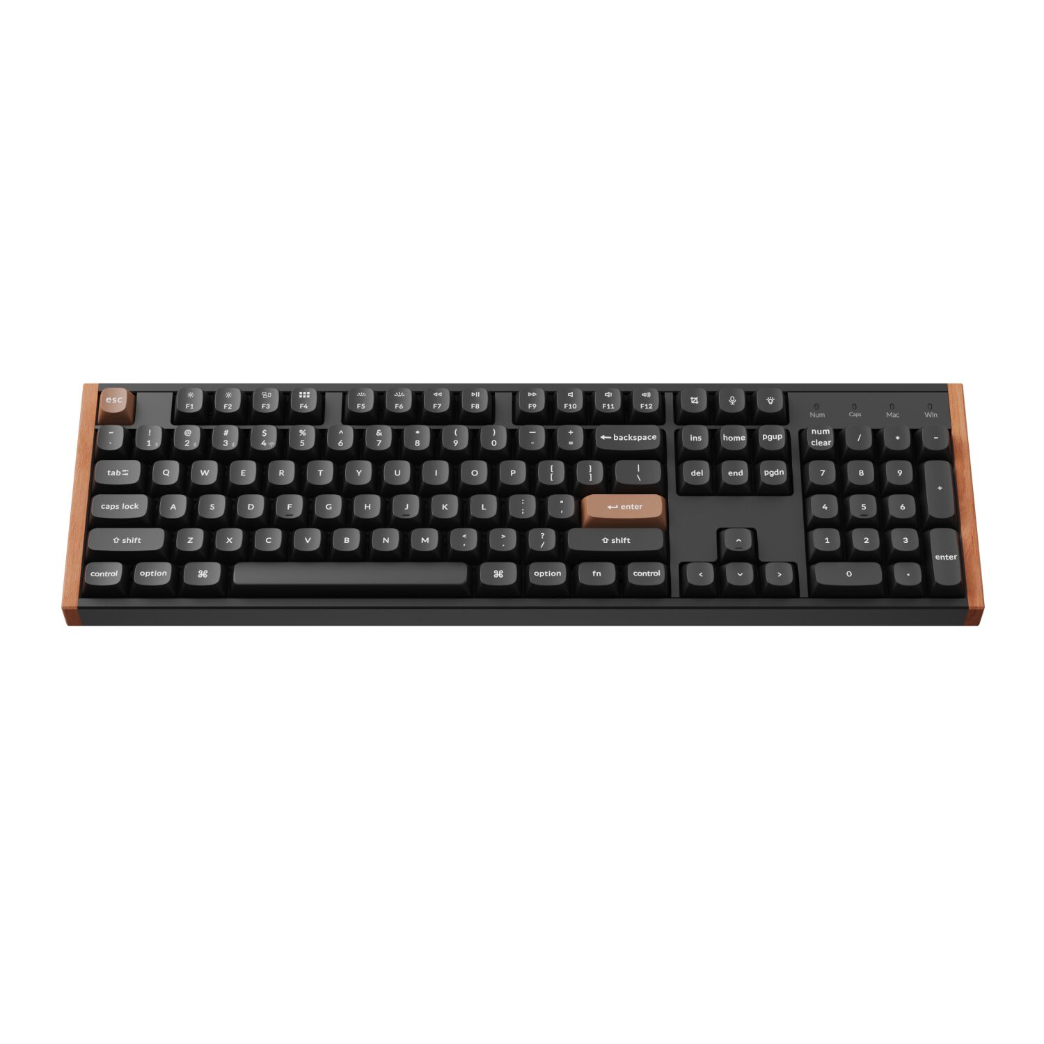 GUNMANSA Keychron K10 HE 100% Wireless Magnetic Gaming Keyboard Nebula Switches – Black