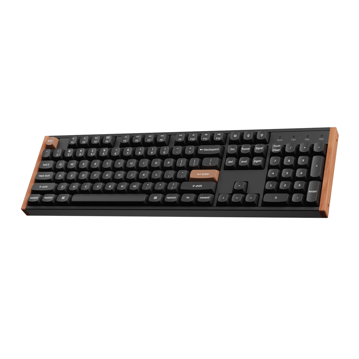 GUNMANSA Keychron K10 HE 100% Wireless Magnetic Gaming Keyboard Nebula Switches – Black