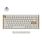 GUNMANSA Keychron K2 HE Wireless Special Edition Magnetic Custom Keyboard | NEBULA Switch – White