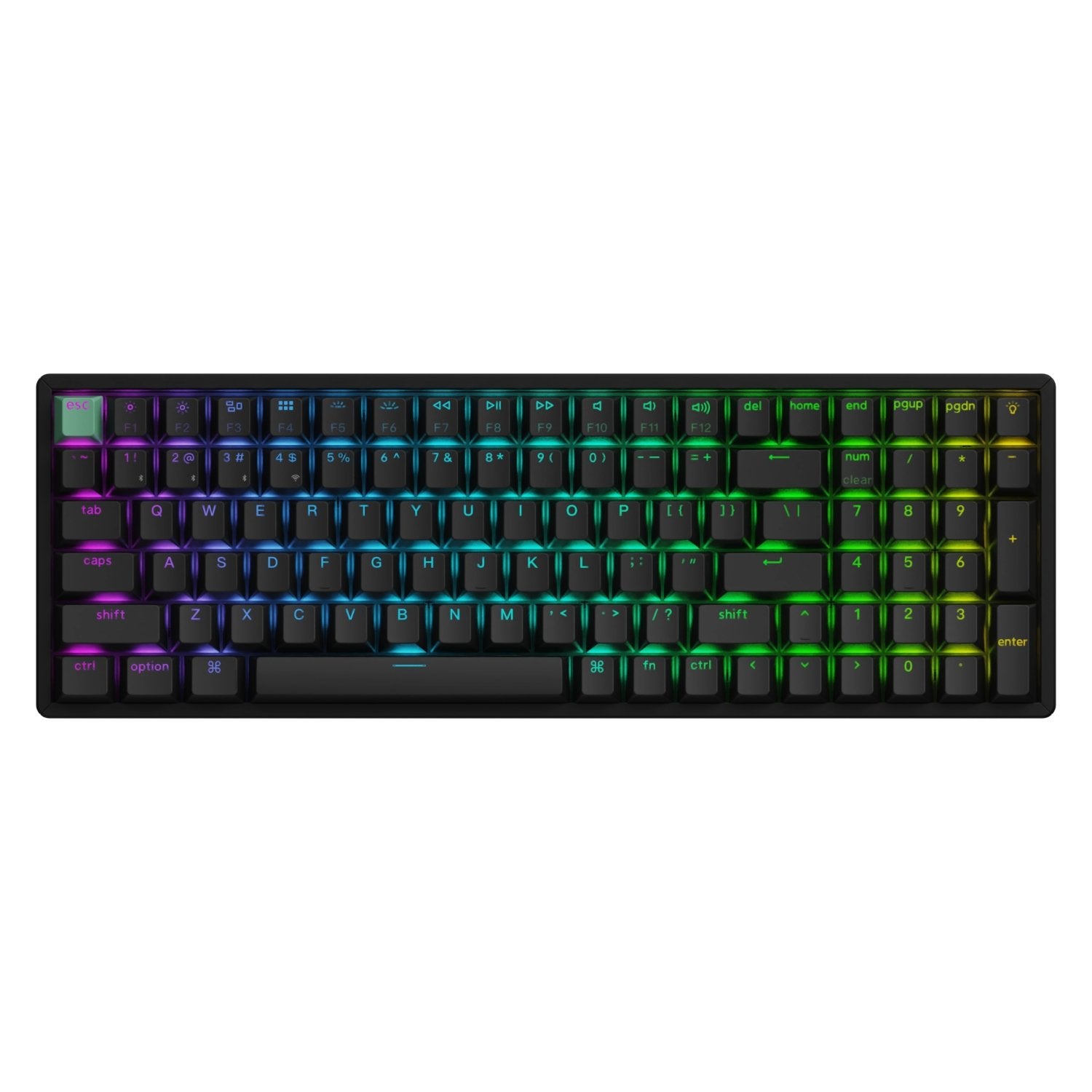 GUNMANSA Keychron K4 HE 96% Magnetic Switch Hot-Swap RGB Wireless Keyboard – Black