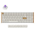 GUNMANSA Keychron K4 HE 96% Magnetic Switch Hot-Swap RGB Wireless Keyboard – White (Wood + Aluminium)