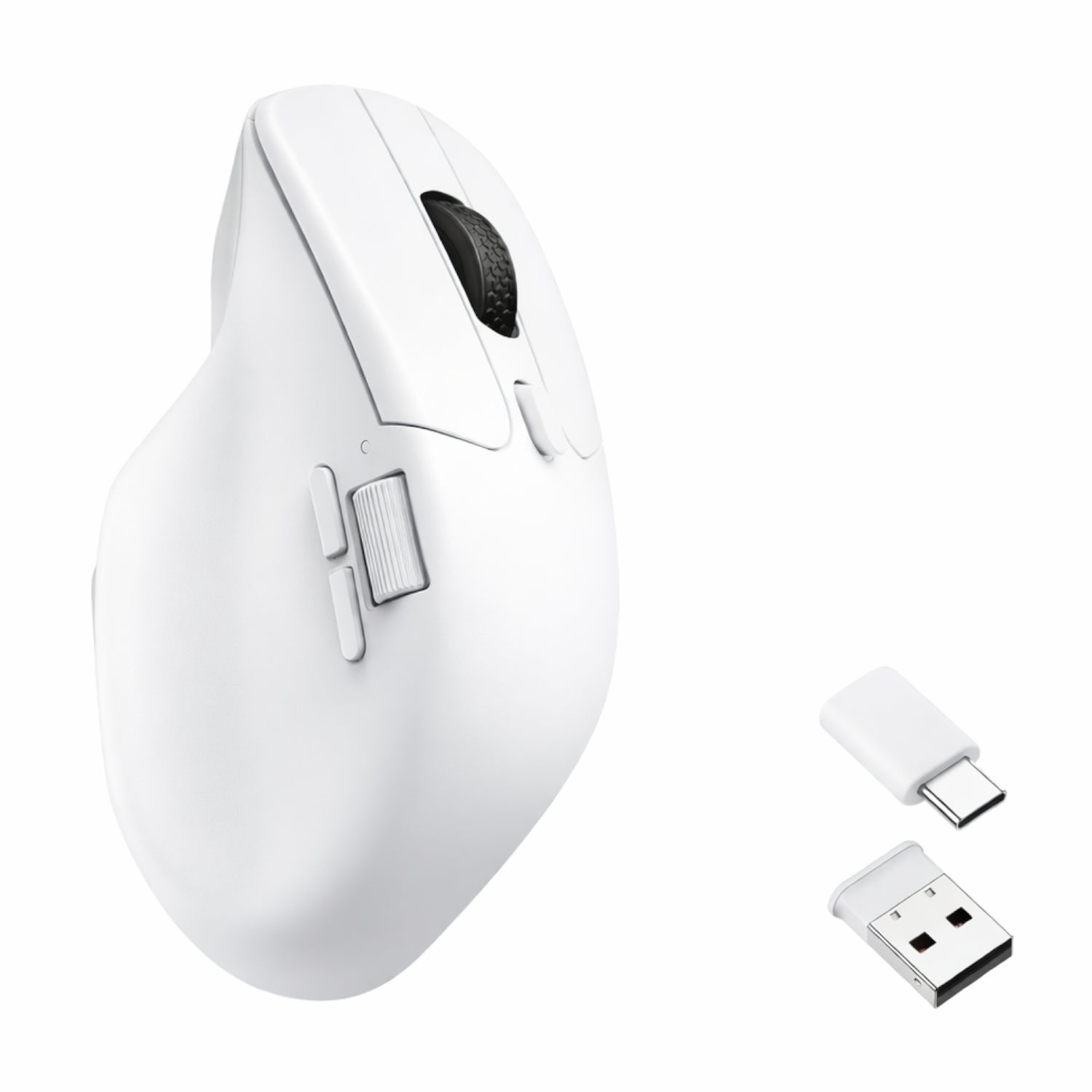GUNMANSA Keychron M6 1K Dual-Wireless Bluetooth and 2.4G Mouse – White