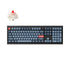 GUNMANSA Keychron V6 Max QMK/VIA RED Wireless Custom Mechanical Keyboard | RED Switch - Black