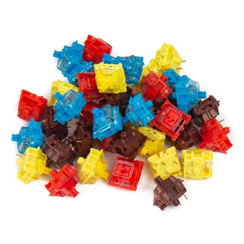 GUNMANSA Keychron Yellow Gateron Phantom Switches 110 pcs