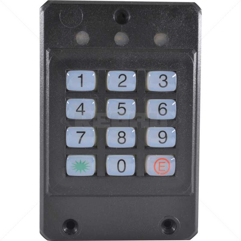 GUNMANSA Keypad - Tamper Proof 7 Codes Part No: LK92