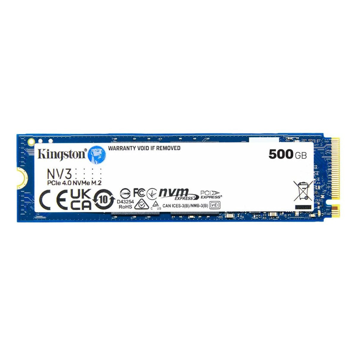 GUNMANSA Kingston 500G NV3 M.2 2280 PCIe 4.0 NVMe SSD