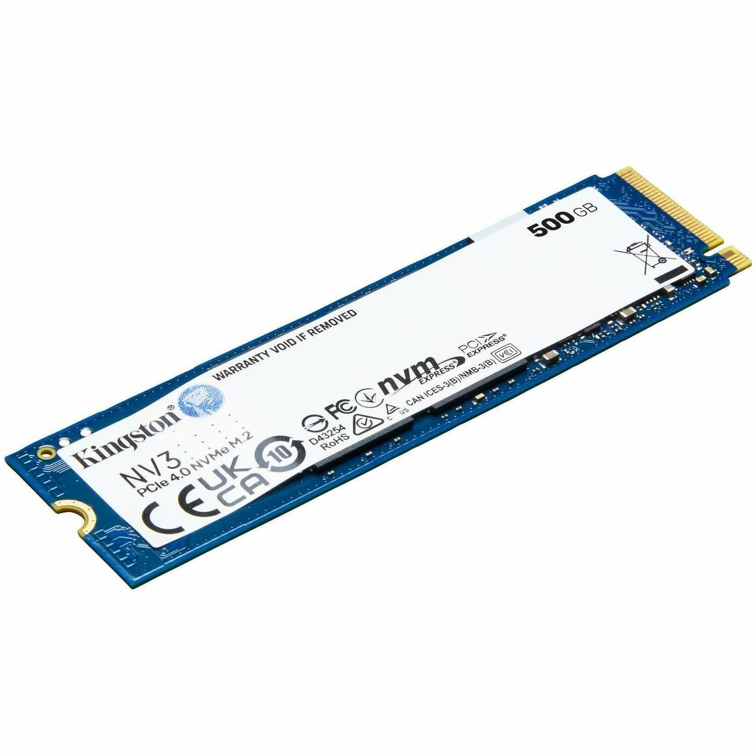 GUNMANSA Kingston 500G NV3 M.2 2280 PCIe 4.0 NVMe SSD