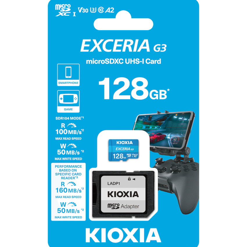 GUNMANSA Kioxia Exceria 128GB MicroSDXC Memory Card