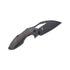 GUNMANSA Kizer Cutlery Megatherium Black Stonewashed Wharncliffe Knife - KI4502A2