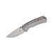 GUNMANSA Kizer T1 Titanium Grey Folding Knife- KI3490