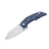 GUNMANSA Knife Fox Phoenix 3.34" M390 Titanium Folding Knife - Tashi Bharucha Design FX-531 TI BL