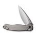 GUNMANSA Knife WEKNIFE Button Lock Kitefin Flipper Knife Titanium Handle (3.22" CPM 20CV Blade) WE19002M-2