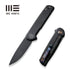 GUNMANSA Knife WEKNIFE Charith Flipper Knife Titanium Handle (2.98" CPM 20CV Blade) WE20056-1