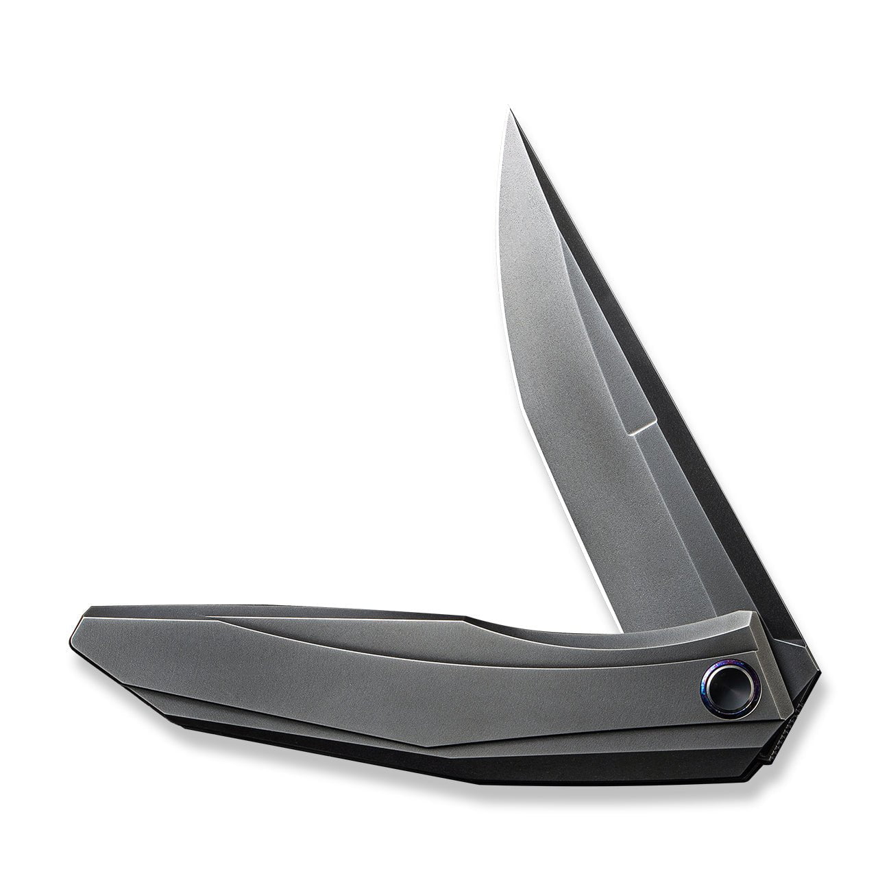 GUNMANSA Knife WEKNIFE Cybernetic Top Flipper Knife Titanium Handle (3.91" CPM 20CV Blade) WE22033-6