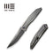GUNMANSA Knife WEKNIFE Cybernetic Top Flipper Knife Titanium Handle (3.91" CPM 20CV Blade) WE22033-6