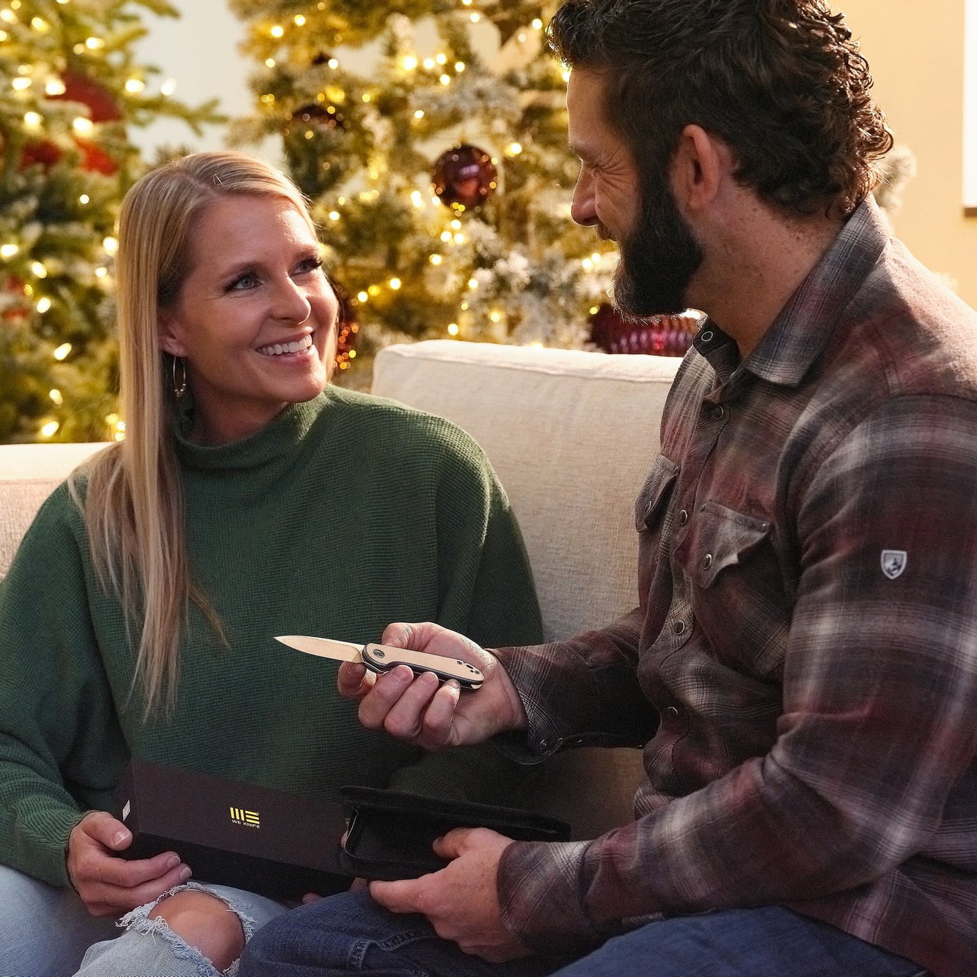 GUNMANSA Knife WEKNIFE Elementum Flipper Knife Titanium Handle (2.96" CPM 20CV Blade) WE18062X-4