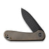 GUNMANSA Knife WEKNIFE Elementum Flipper Knife Titanium Handle (2.96" CPM 20CV Blade) WE18062X-4