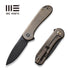 GUNMANSA Knife WEKNIFE Elementum Flipper Knife Titanium Handle (2.96" CPM 20CV Blade) WE18062X-4