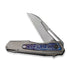 GUNMANSA Knife WEKNIFE Falcaria Flipper & Thumb Hole Knife Titanium Handle (3.64" CPM 20CV Blade) WE23012B-1