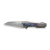 GUNMANSA Knife WEKNIFE Falcaria Flipper & Thumb Hole Knife Titanium Handle (3.64" CPM 20CV Blade) WE23012B-1
