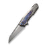 GUNMANSA Knife WEKNIFE Falcaria Flipper & Thumb Hole Knife Titanium Handle (3.64" CPM 20CV Blade) WE23012B-1