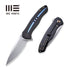 GUNMANSA Knife WEKNIFE Kitefin Flipper Knife Titanium Handle (3.24" CPM S35VN Blade) 2001E