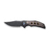 GUNMANSA Knife WEKNIFE Magnetron Flipper Knife Titanium & Carbon Fiber Handle (3.76" CPM 20CV Blade) WE18058-3