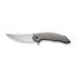 GUNMANSA Knife WEKNIFE Merata Flipper Knife Titanium Handle (3.68" CPM 20CV Blade) WE22008A-2