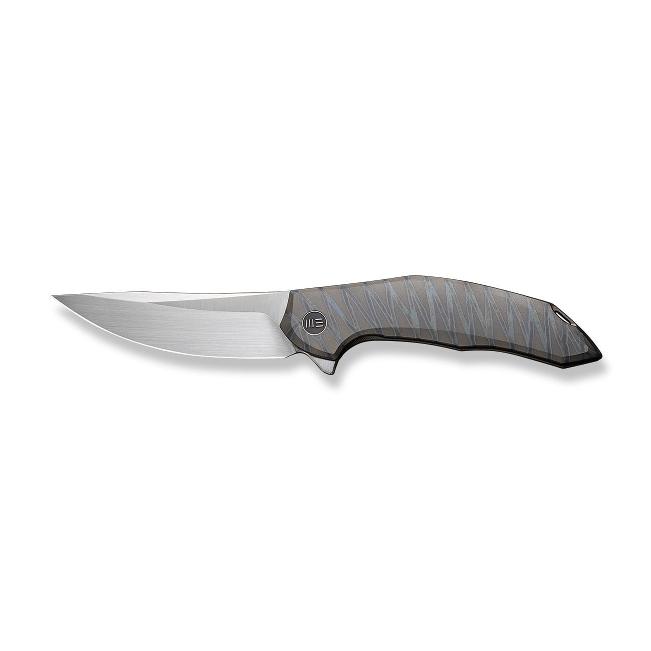GUNMANSA Knife WEKNIFE Merata Flipper Knife Titanium Handle (3.68" CPM 20CV Blade) WE22008A-3