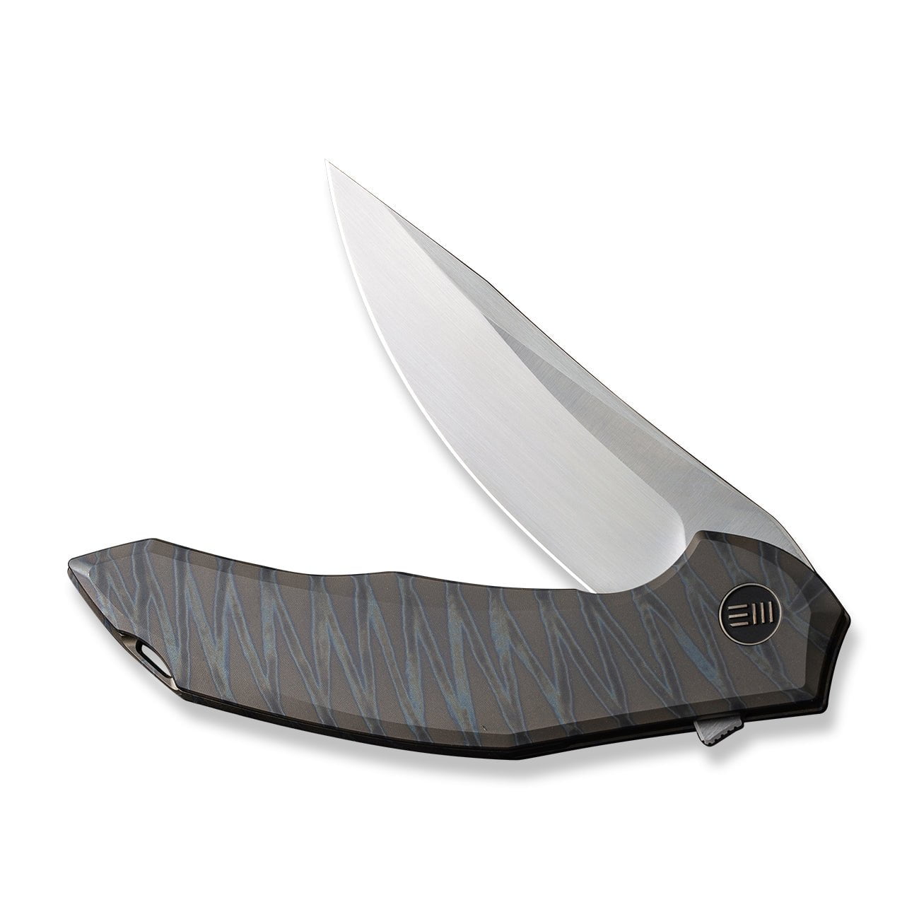GUNMANSA Knife WEKNIFE Merata Flipper Knife Titanium Handle (3.68" CPM 20CV Blade) WE22008A-3