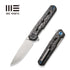 GUNMANSA Knife WEKNIFE Navo Flipper Knife Carbon Fiber & Titanium Handle (3.25" CPM 20CV Blade) WE22026-2