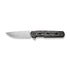 GUNMANSA Knife WEKNIFE Navo Flipper Knife Carbon Fiber & Titanium Handle (3.25" CPM 20CV Blade) WE22026-2