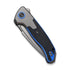 GUNMANSA Knife WEKNIFE Press Check Flipper Knife Titanium & G10 Handle (3.15" CPM 20CV Balde) WE20078B-2