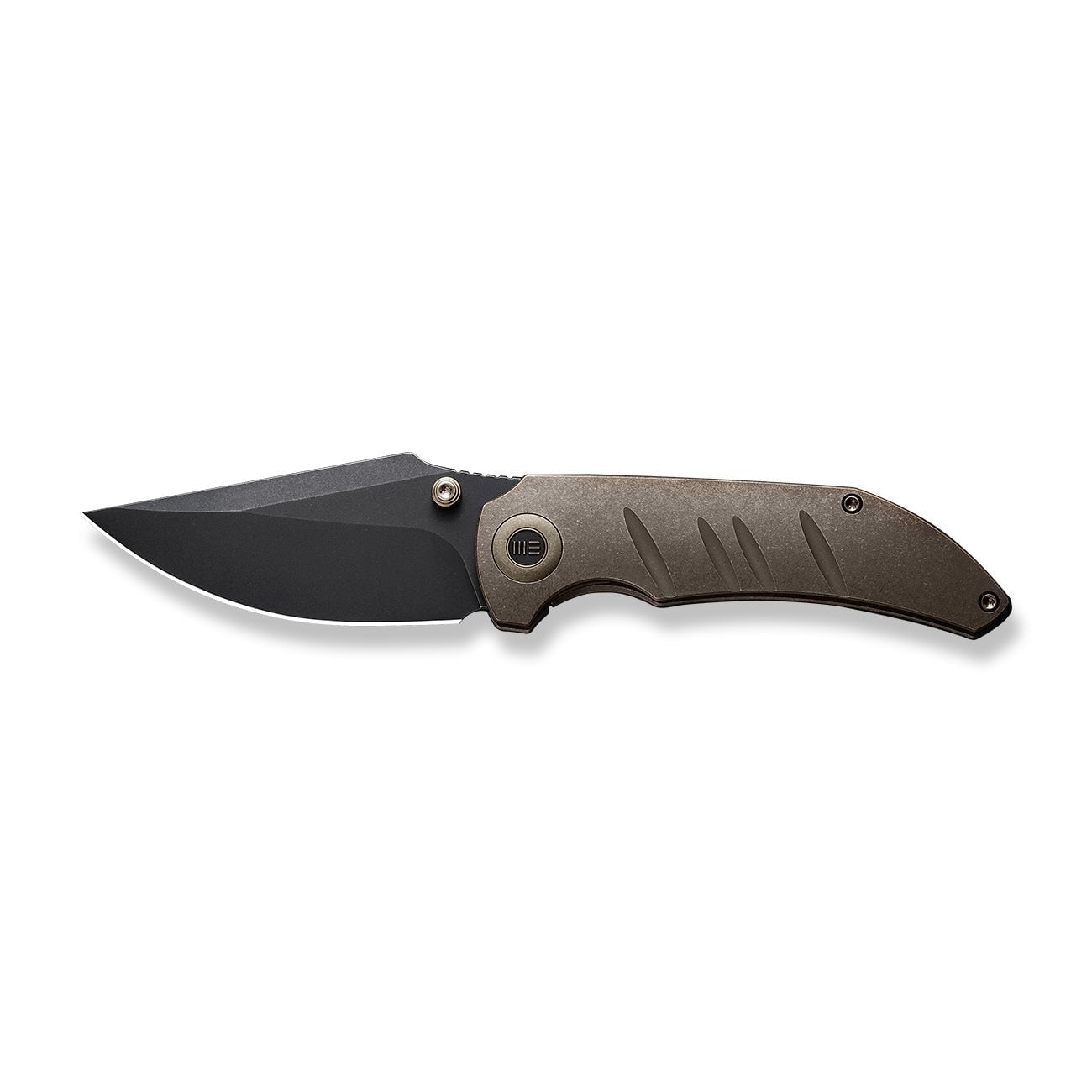 GUNMANSA Knife WEKNIFE Riff-Raff Thumb Stud Knife Titanium Handle (3.12" CPM 20CV Blade) WE22020B-1