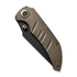 GUNMANSA Knife WEKNIFE Riff-Raff Thumb Stud Knife Titanium Handle (3.12" CPM 20CV Blade) WE22020B-1