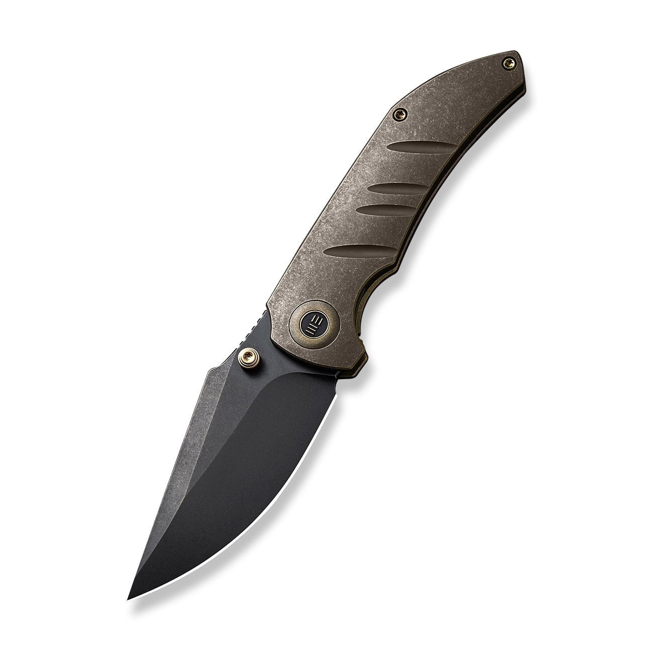 GUNMANSA Knife WEKNIFE Riff-Raff Thumb Stud Knife Titanium Handle (3.12" CPM 20CV Blade) WE22020B-1
