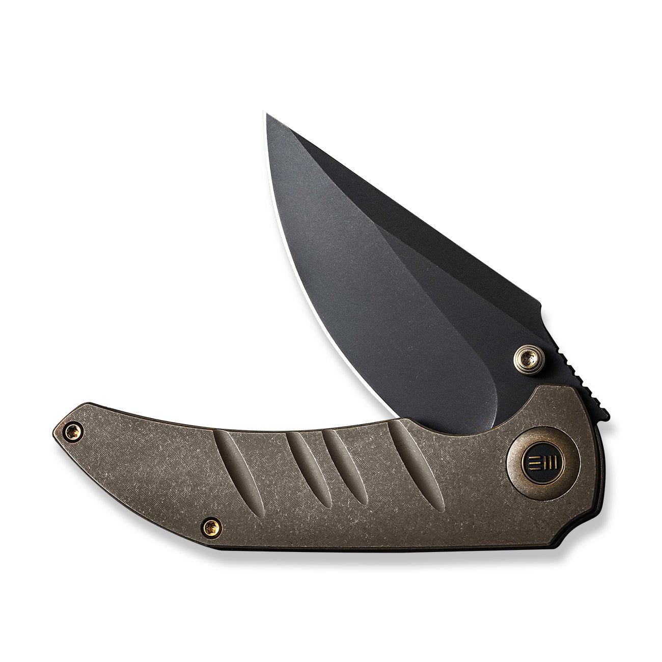 GUNMANSA Knife WEKNIFE Riff-Raff Thumb Stud Knife Titanium Handle (3.12" CPM 20CV Blade) WE22020B-1