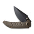 GUNMANSA Knife WEKNIFE Riff-Raff Thumb Stud Knife Titanium Handle (3.12" CPM 20CV Blade) WE22020B-1