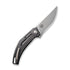 GUNMANSA Knife WEKNIFE Speedliner Flipper Knife Carbon Fiber Handle (3.39" CPM 20CV Blade) WE22045B-1
