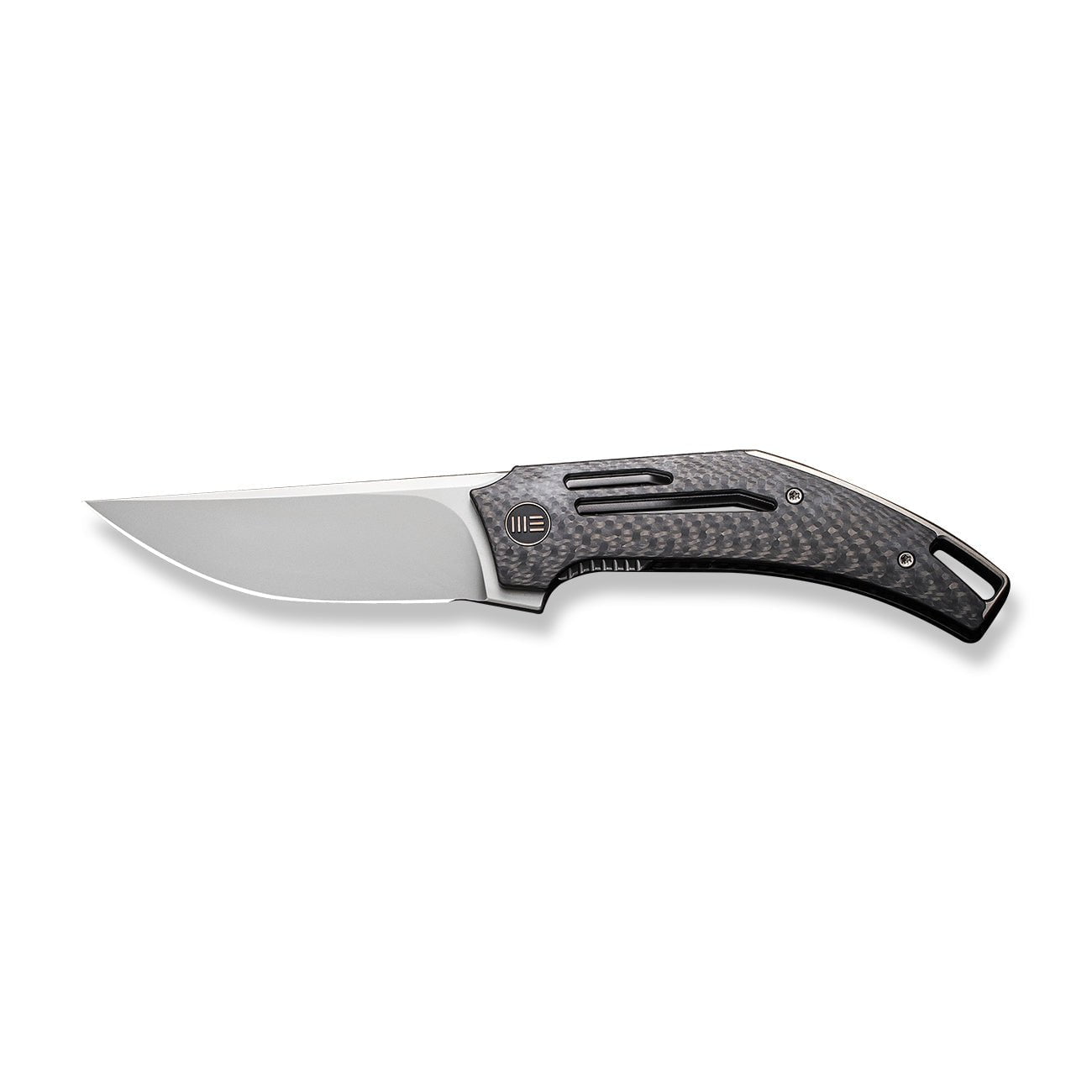 GUNMANSA Knife WEKNIFE Speedliner Flipper Knife Carbon Fiber Handle (3.39" CPM 20CV Blade) WE22045B-1