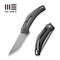 GUNMANSA Knife WEKNIFE Speedliner Flipper Knife Carbon Fiber Handle (3.39" CPM 20CV Blade) WE22045B-1